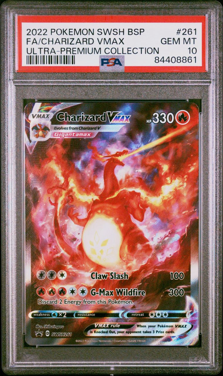 [ENG] 2022 CHARIZARD VMAX #261 / ULTRA PREMIUM COLLECTION / PSA 10 GEM MINT