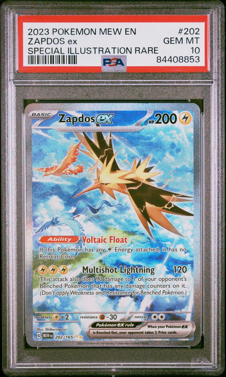 [ENG] 2023 ZAPDOS EX #202 / S&V 151 / PSA 10 GEM MINT