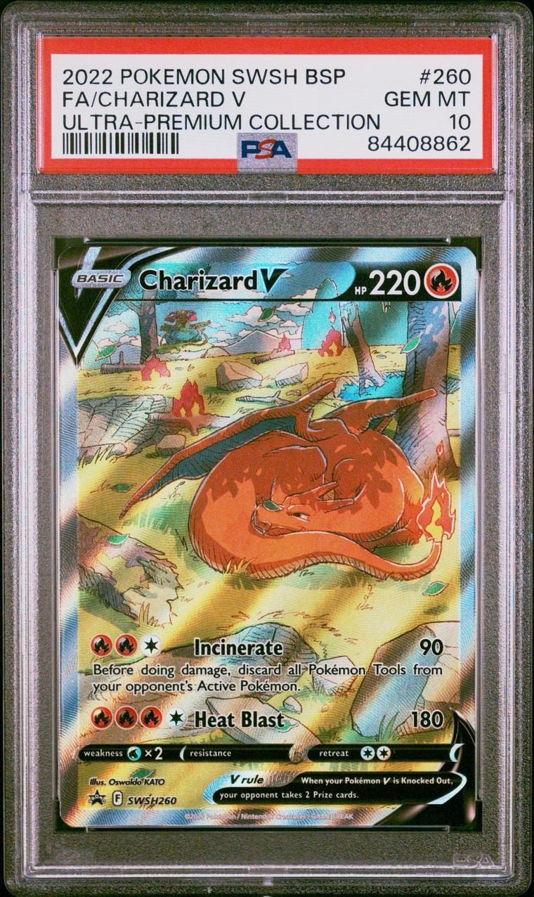 [ENG] CHARIZARD V #260 / UPC / PSA 10 GEM MINT