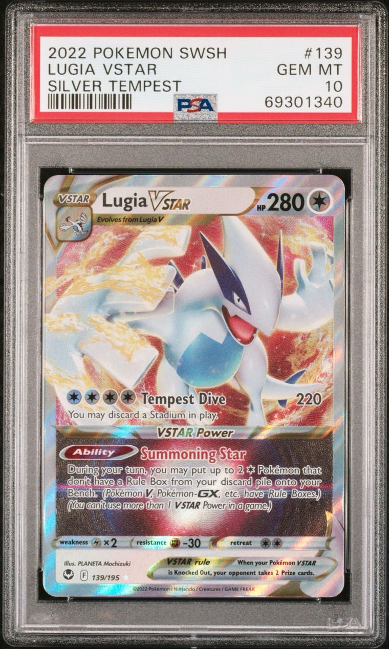 [ENG] LUGIA VSTAR #139 / SILVER TEMPEST / PSA 10 GEM MINT