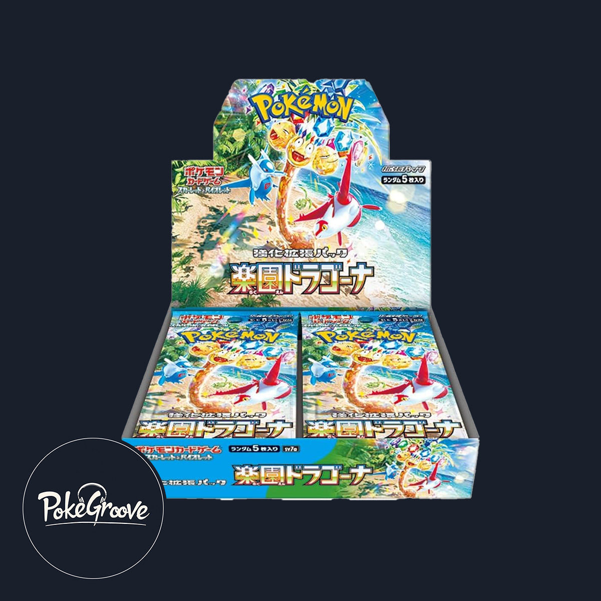 [JPN] PARADISE DRAGONA BOOSTER BOX SEALED SV7A / POKEMON TCG